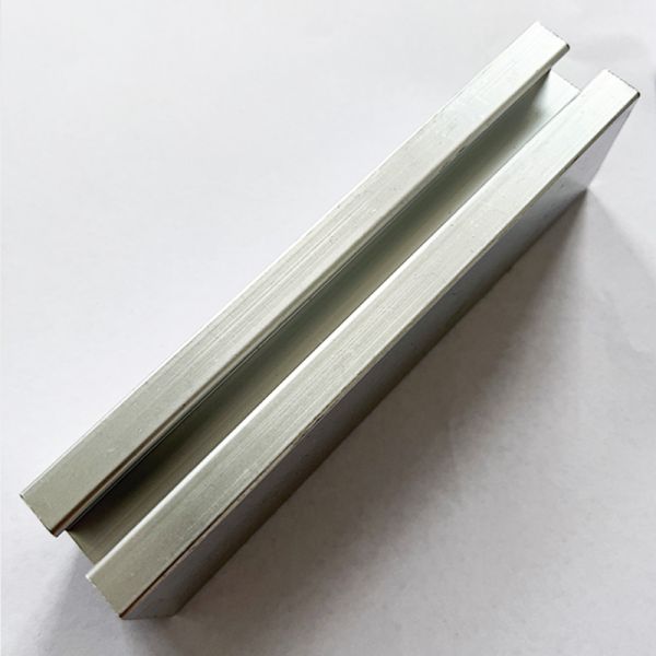 Customized PV Mounting Rails Silver Solar Panel Roof Mounting Aluminum Rail