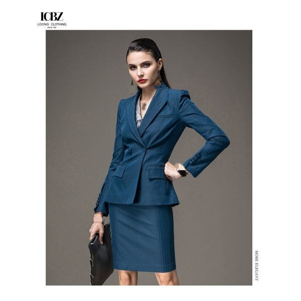 Осеннее платье женские деловые костюмы с ручной вышивкой и чистым узором