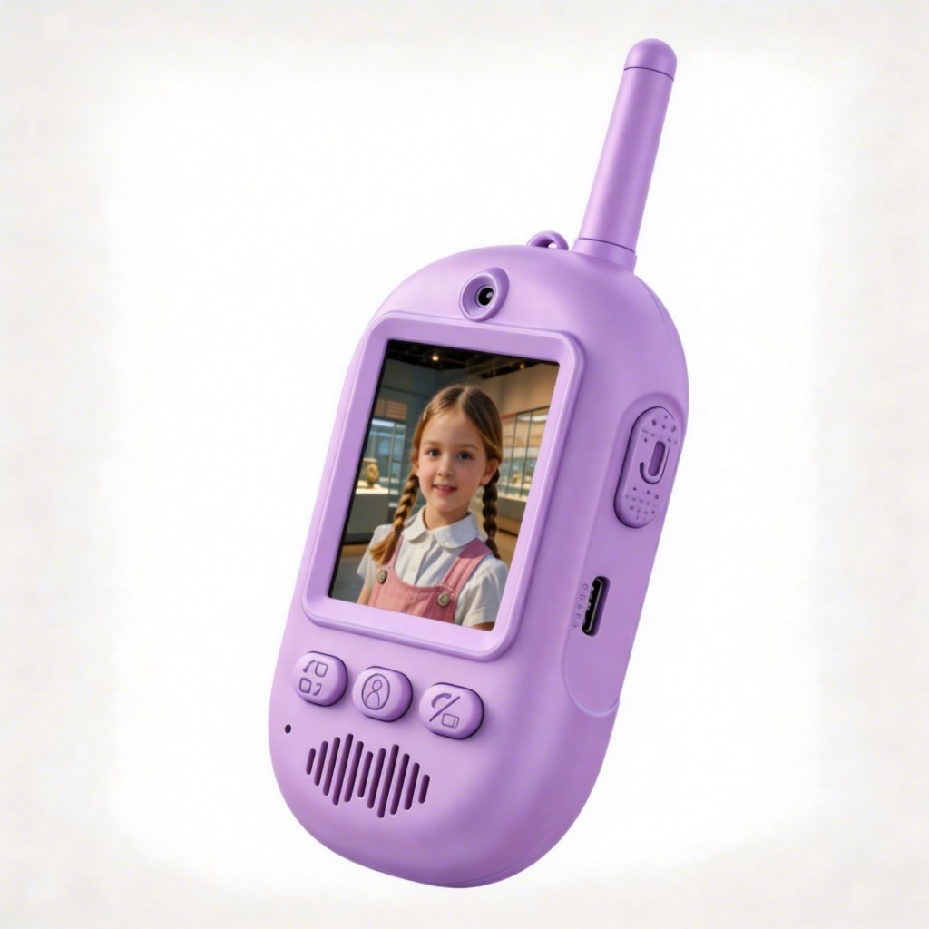 Handheld Kids Walkie Talkie Easy Operation One Key Call Age 3-12 Children Wireless Custom Packaging