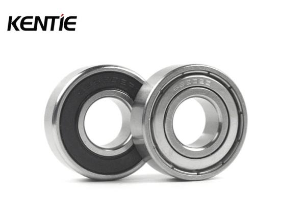 Chrome Steel Double Row Deep Groove Ball Bearings 6201ZZ 6201RS 12*32*10mm For Film Sealing Machine