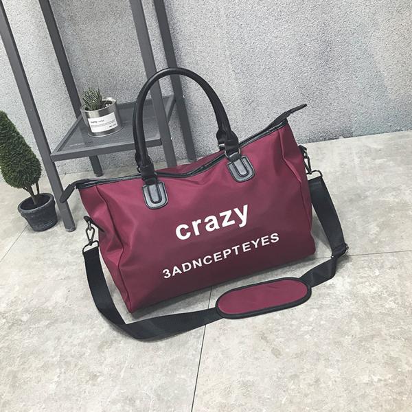 Printed handbags, luggage bags, large-capacity men's and women's travel bags, fashion sports fitness bags