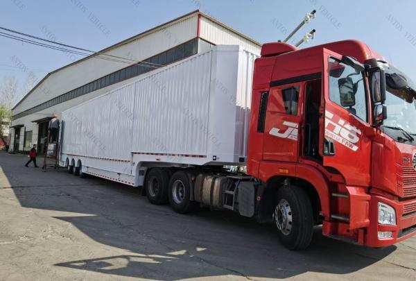 30t-50t Load Capacity Bulk Cargo Trailer Curtainsider with Utility PVC Tarpaulin