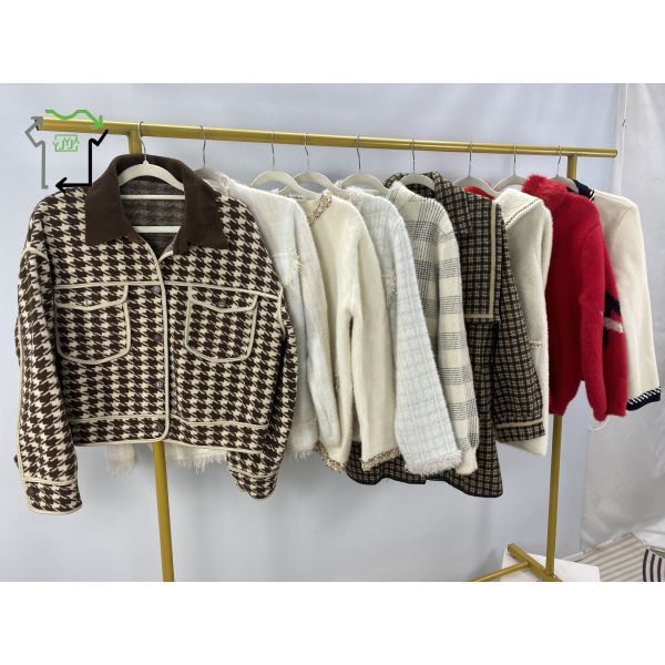 Comfortable Second Hand Overcoat Warm Fashion Used Clothes Bales Autumn Winter