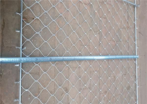 Ferruled Safety Fence 2mm Stainless Steel Wire Rope Mesh
