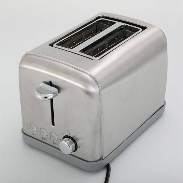 High quality CE approval  breakfast  maker   Stainless Steel 2 Slice Toaster