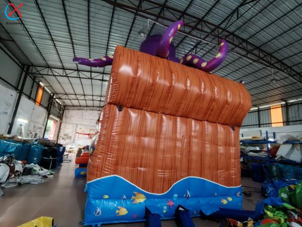 Customized PVC Inflatable Octopus Pirate Ship Inflatable Obstacle Course