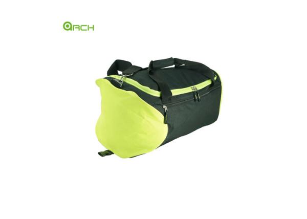600D polyester Unisex Gym Bag With Shoes Pocket