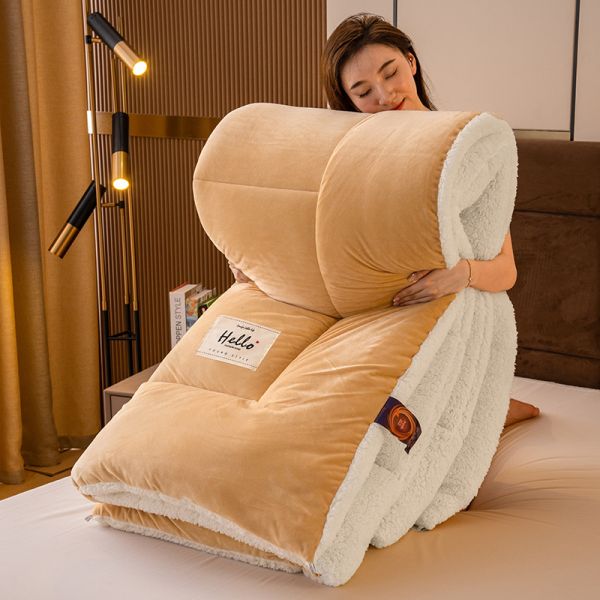 Поддержка здорового сна Покрывало Элегантное Удобство Мягчайшее Уютнейшее Тяжелое Тяжелое Шерпа-Задняя