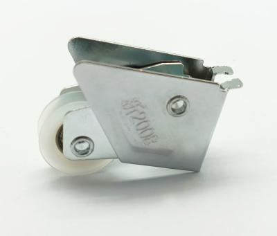 Iron Zinc Closet Sliding Door Rollers Material Oxidation Surface Rustproof