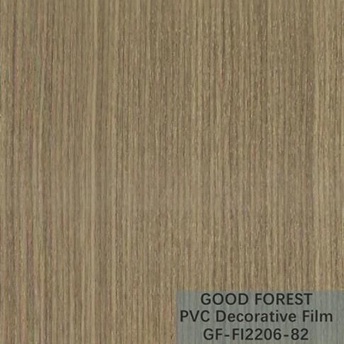 Flowability PVC Decorative Film Scratch Resistance Wooden Grain
