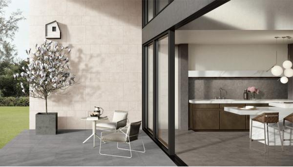Grey Color Floor Porcelain 24” telhas da pedra do jardim *24