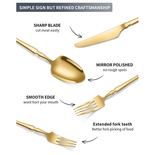 Нержавеющая сталь столовая посуда набор 30 штук подарочная коробка для столовой посуды в западном стиле