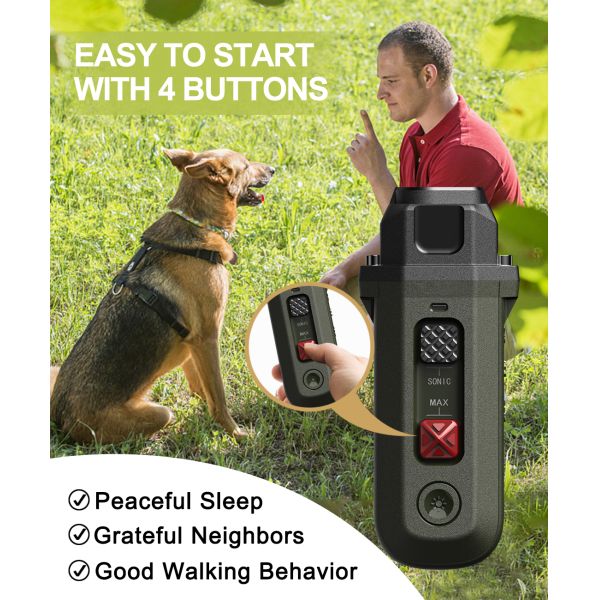 Portable Eco-Friendly Plastic Bark Stopper Effective Dog Training Treats Barking Control Modern Pet Training Supplies