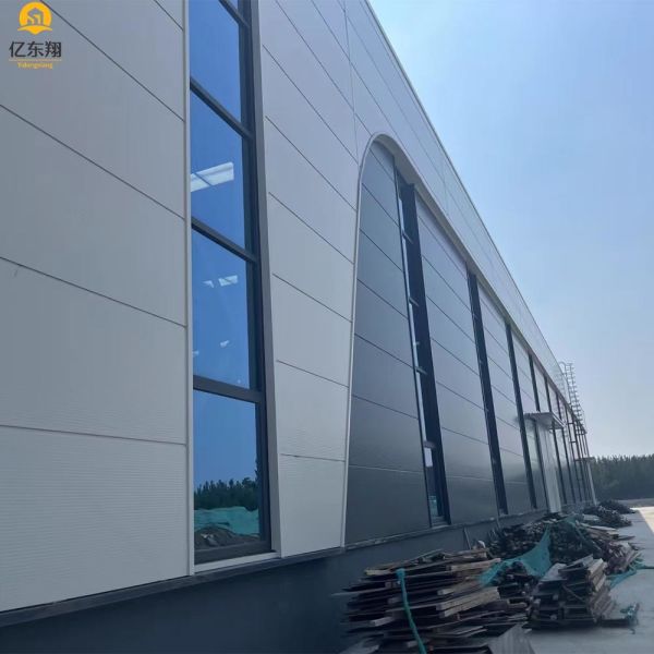  Prefabricated steel structure frame construction with insulation warehouse