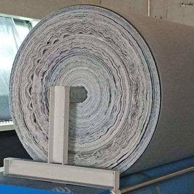 A borda oposta faz malha a máquina da inspeção e de rolamento da tela tecida