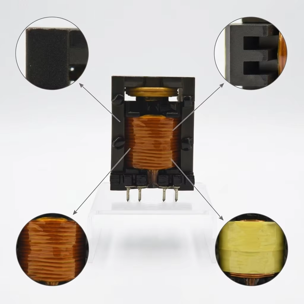 PQ35 High Efficiency High Frequency Pulse Transformer Reliable Stable SMT Design