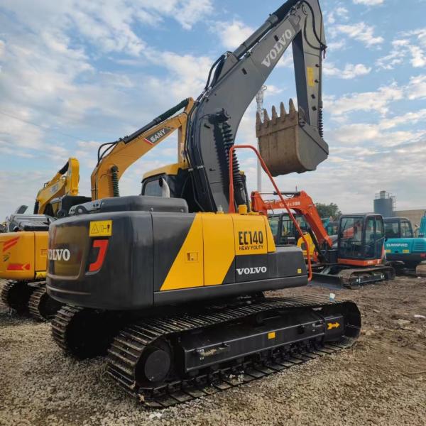 Hydraulic Used Excavator Original VOLVO EC140 Diggers 14 Ton
