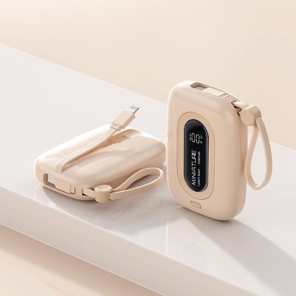 20w Pd 22.5w Super Fast Charging Power Bank for iPhone 90.6*62*28mm ABS PC Mini Size