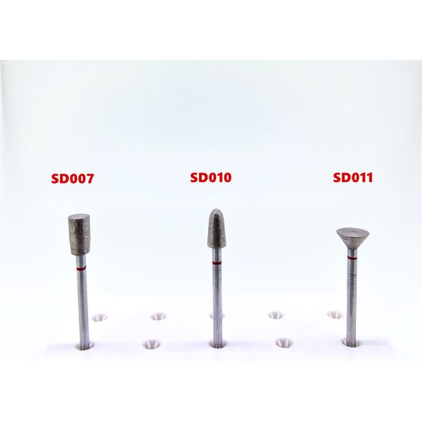 Sintered Polishing Diamond Cut Wheels Plaster Inverted Cone Diamond Bur