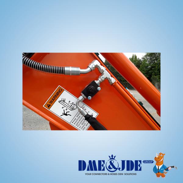 Connect BSPP Male 60° Cone Ports To SAE Code 61 Flange Interfaces DABPM1334