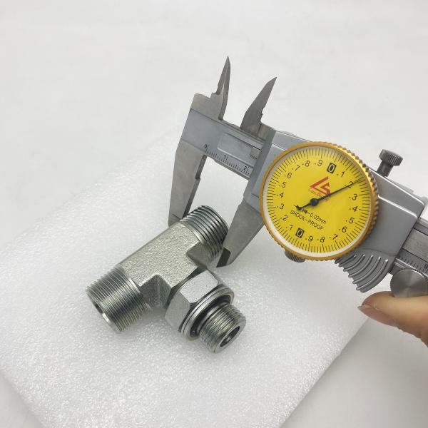 Encaixes métricos de Jic do adaptador do homem O Ring Ferrule To Metric Tee