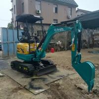 Excavateur mini Cat utilisé Kubota KX17 8 tonnes de poids de fonctionnement moteur