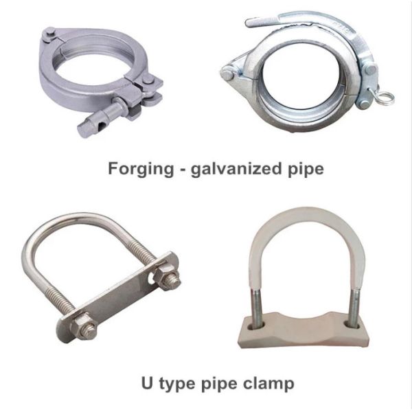 40Cr Concrete Pump Pipe Clamp Casting And Forged 130 Bar Galvanized