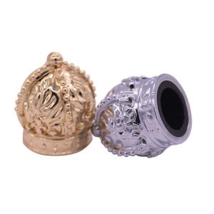 Tampões de garrafa ligas de zinco do perfume da coroa do ouro magnéticos para