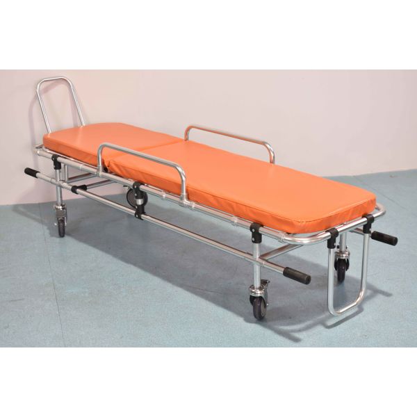 75 Deg Aluminum Folding Stretcher Patient Transport For Rescue Ambulance