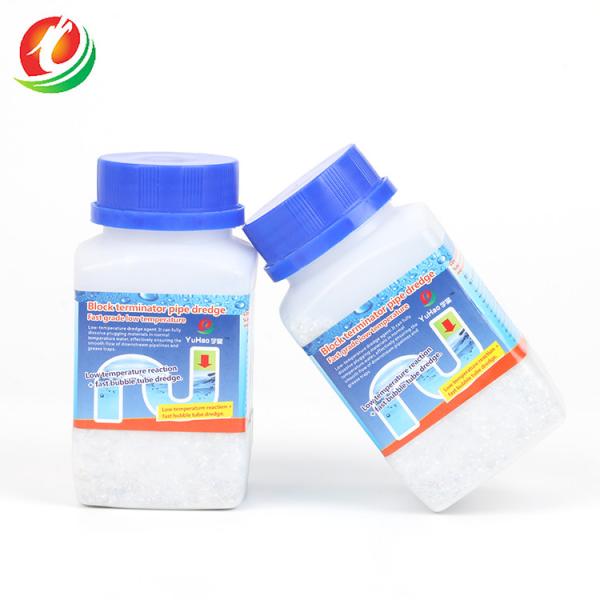 Lavabo blanc et bleu nettoyant la poudre 268g/Bottle de soude caustique