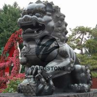 Statue de lion chinois décoratif classique statue en bronze Foo Dog Ornaments de sculpture d'animaux