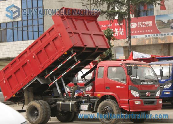 Foton 2 Axles Garbage Trucks Heavy Duty Dump Truck 5000kgs 6000kgs Dump 4 x 2 Drive