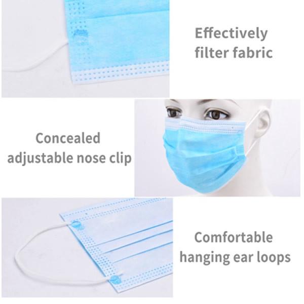 Disposable Surgical Non Woven Face Mask And Medical Mask Eco - Friendly