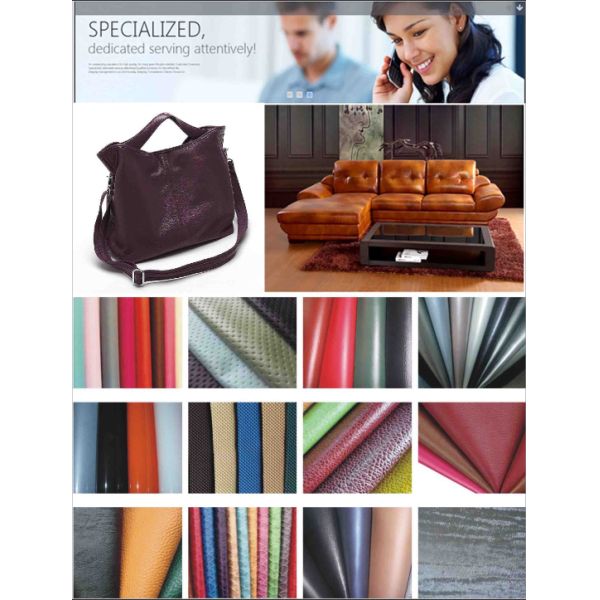 artículo amistoso de Eco del cuero de imitación del PVC de 1.3m m para los muebles y las decoraciones