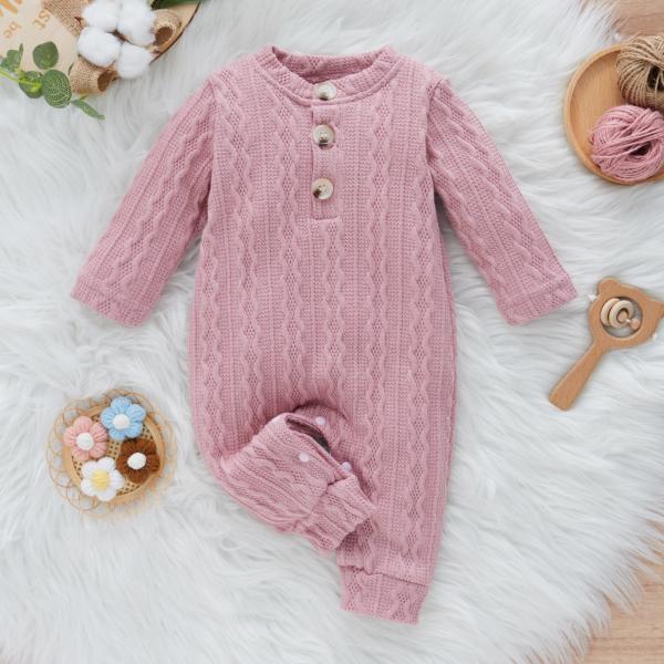Children'S Knitted Newborn Jumpsuits For Spring Winter Autumn