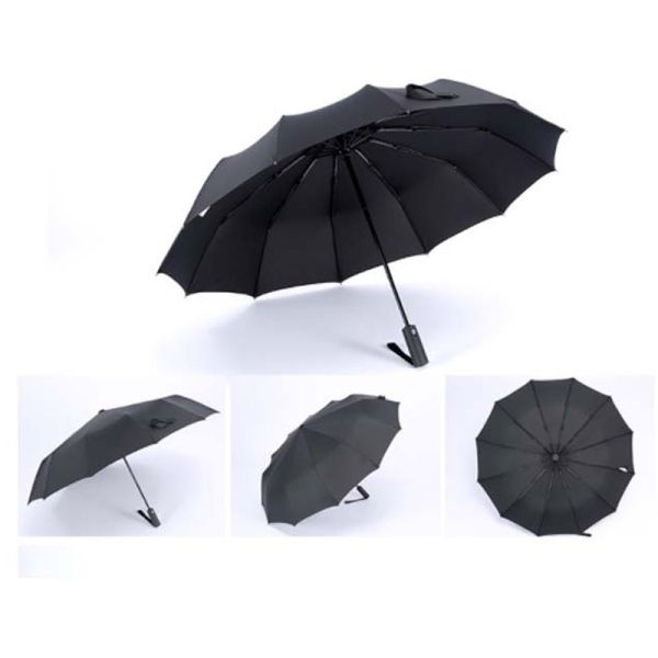 Customized 12K 23inch Adults Fold Umbrella with Customized Car Design and UV Coating