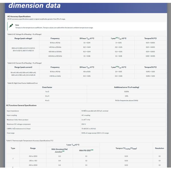 NI PXI-4065 6½-Digit ±300V PXI Digital Multimeter with 10/s Range Changes