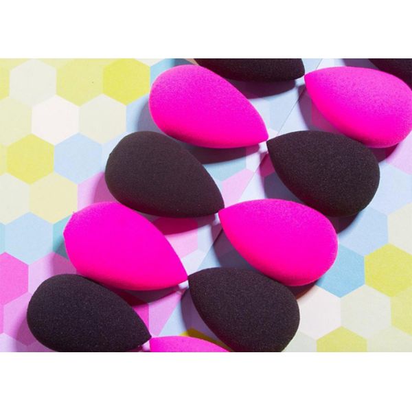 Губка Блендер макияжа стороны ОЭМ, пурпурные слойки порошка макияжа 5.8С4.2КМ