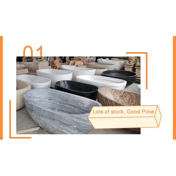 Custom Size Design Hand Carved Bathroom Marble Bathroom Sink Wash Basin