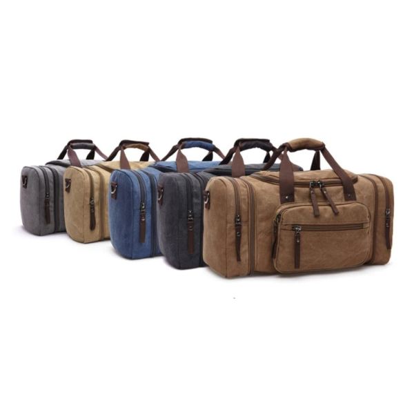 Overnight Duffel Travel Bags Mens Backpack Canvas Weekender 9x4.5x5.9