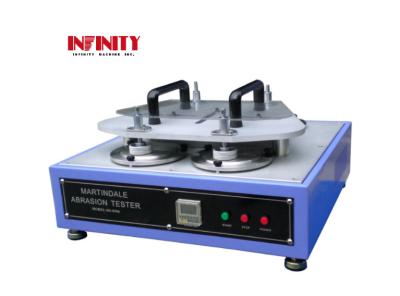 Quality Control Abrasion Testing Machine / Textile Fabric Martindale Abrasion Tester
