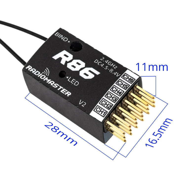 Wholesale Price Radiomaster Multi-Protocol For RC Drones 4CH 6 8 SBUS RSSI FRSKY D16 TXS SE R81 R84 R86 R88 Plastic