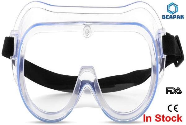 Good Visual Effect Medical Safety Goggles Soft Edge Design Chemical Resistant