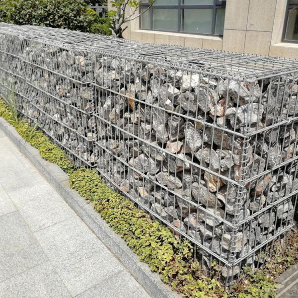 Гальванизированная сплетенная стена 2*1*1m корзины ячеистой сети Gabion для загородки сада