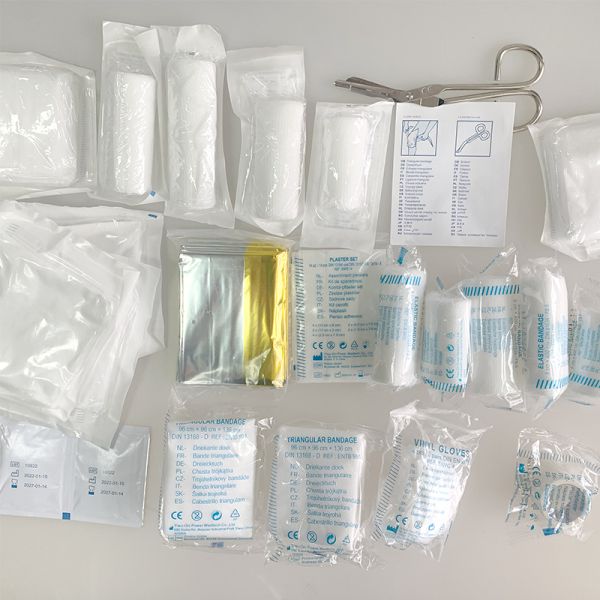 40PCS Аксессуары для автомобилей Медицинская помощь Комплект первой помощи для автомобильных аварий