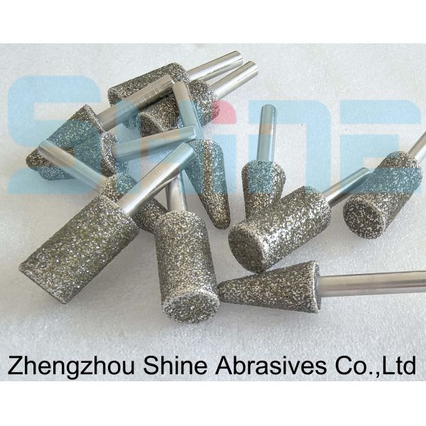Electroplated Diamond / CBN Grinding Mandrels And Wheels For Carbide Tools