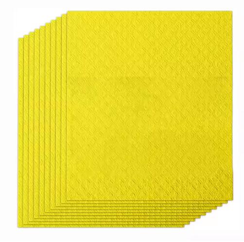 Cellulose Fiber Cleaning Cloths 15-Pack 4 X 4 Reusable Biodegradable