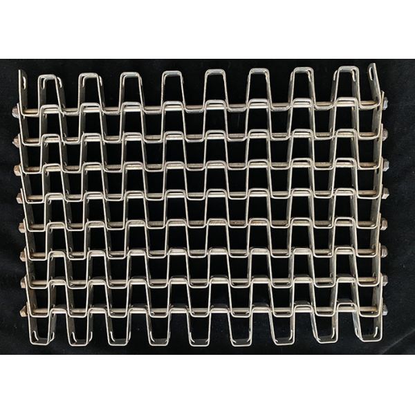 Honeycomb Flat Wire Mesh Conveyor Belt For Food Processing Tunnel Oven Drying Baking