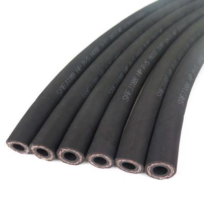 3/8 Inch Flexible Power Steering Hose Sae J188 , Excavator High Pressure Water Jet Hose
