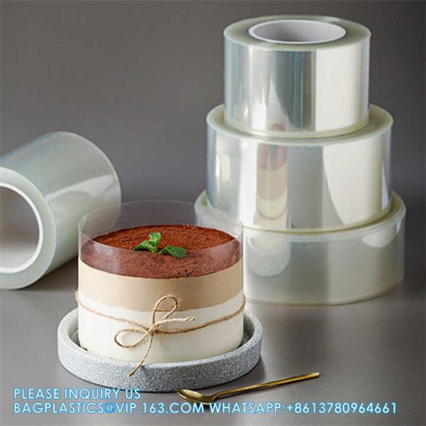 Bakeware Decoration Chocolate Candy For Baking Durable Cake Rim 1 Roll Cake Surround Film Transparent Cake